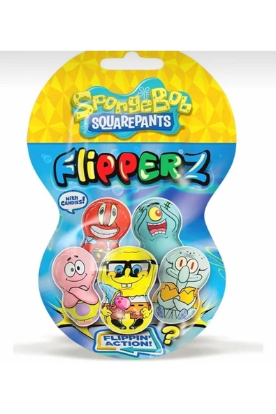 DERİNGRUP Unibon Flipperz Sünger Bob Hacıyatmaz Figürleri 1 Adet ürün görseli 1