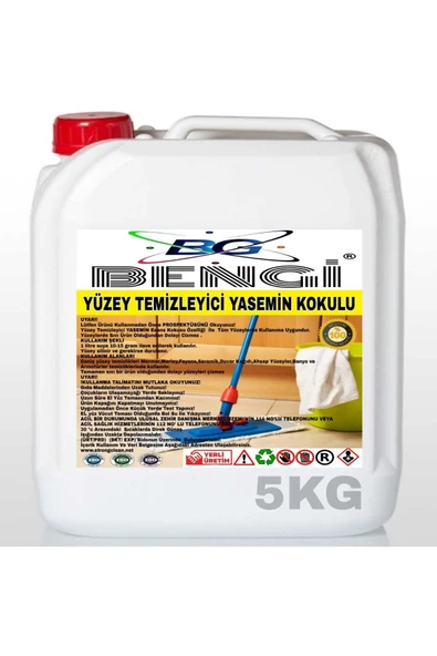 YÜZEY TEMİZLEYİCİ   YASEMİN  KOKULU 5 KG