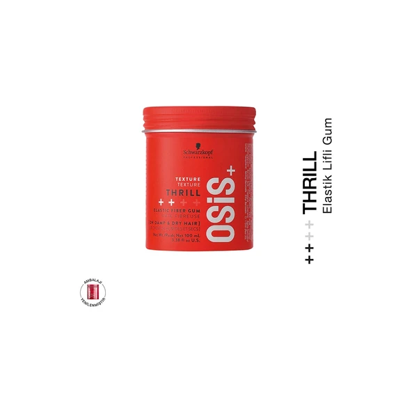 Thrill Texture Strong Control Fibre Gum Lifli Doku Veren Saç Şekillendirici Kremi 100 Ml ürün görseli