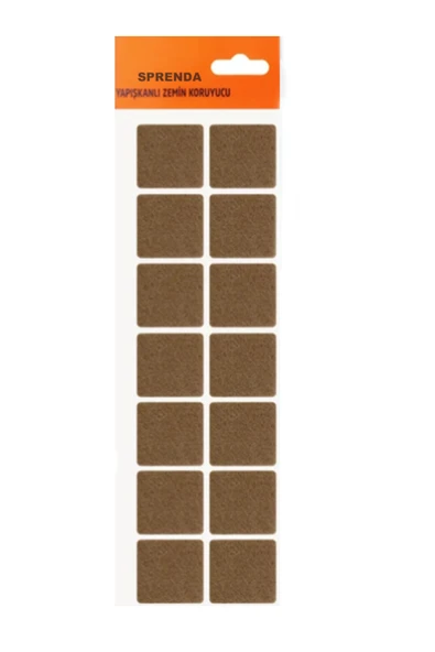 SPRENDA 14 lü Mobilya Altı Zemin Koruyucu Yapışkanlı Keçe ürün görseli 1