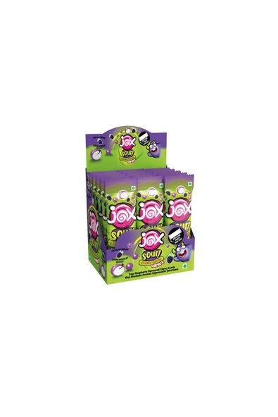 JOX Minies Ekşi Ahududu Aromalı Çiğnenebilir Şekerleme 10gx24 adet/1 Kutu