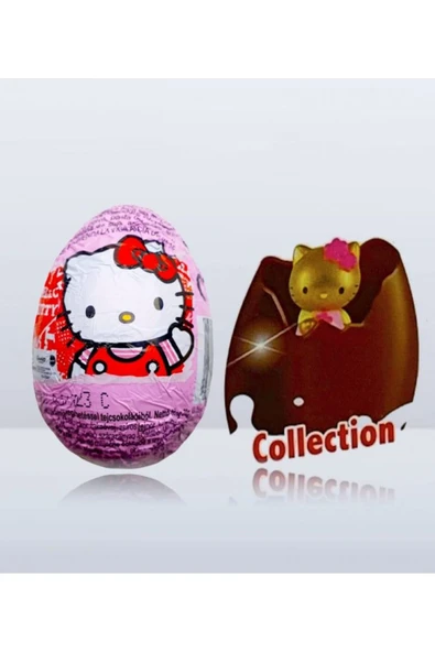 Zaini Hello Kitty Glutensiz Çikolatalı Sürpriz Yumurta 20 g (3 ADET) - 2