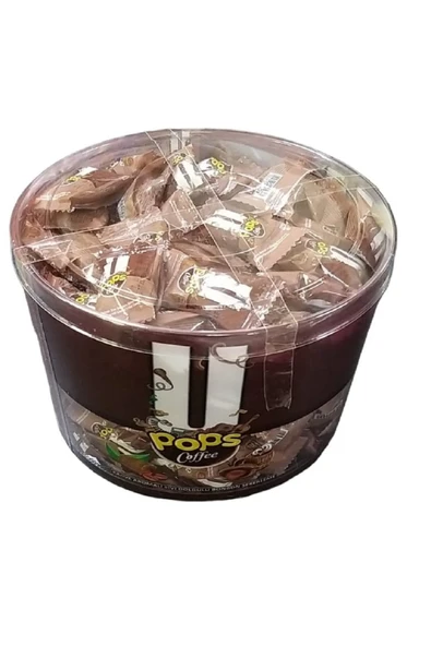 Pops Sıvı Dolgulu Kahve Aromalı Bonbon Şekerleme 1000 Gr. - 2