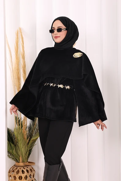 Atkı Detay Panço 70061 Siyah - Resim 3