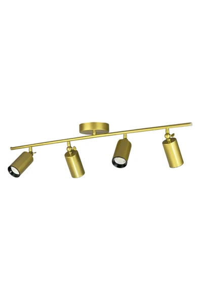 LEGACY Spoti 4'Lü Eskitme Renk (GÜN IŞIĞI) Modern Tasarım Salon - Mutfak - Banyo Spot Ledli Sıralı Avize - Resim 4