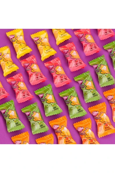 EMAS Meyve Aromalı Sıvı Dolgulu Bonbon Şekerleme 1000 Gr. - Resim 3