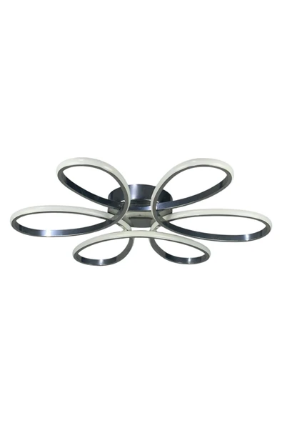 LEGACY Krom Renk Modern Tasarım Yatak Odası - Salon - Mutfak Gün Işığı Ve Beyaz Led Avize - Resim 4