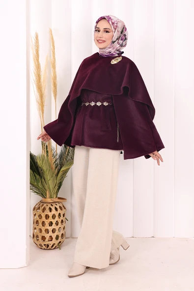 Atkı Detay Panço 70061 Mor - 3