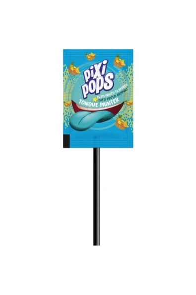 PIXI POPS Meyve Aromalı Dil Boyayan Lolipop Şekerleme (8 gr X 120 Adet) - 3