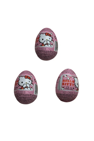 Zaini Hello Kitty Çikolatalı Sürpriz Yumurta 3 Adet - 2