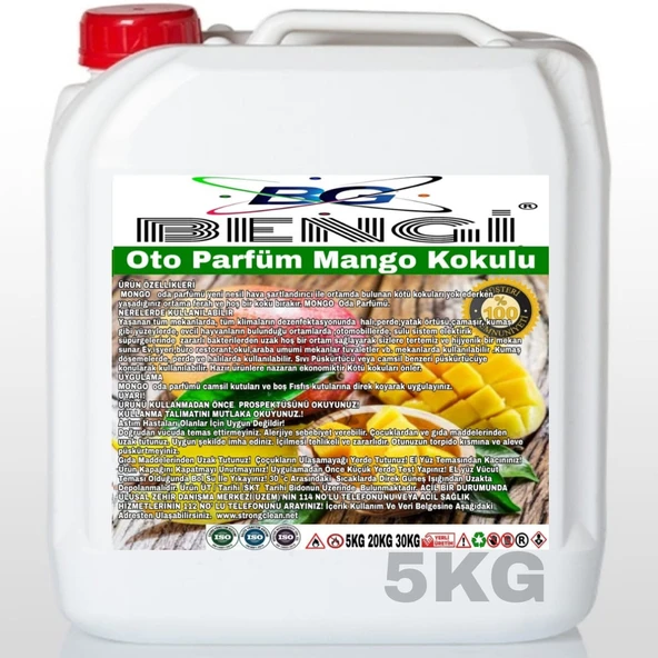 Oto Parfüm Mango Kokulu 5kg