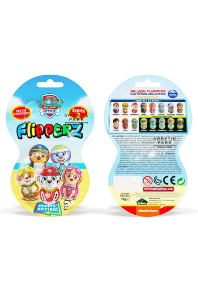 Relkon Flipperz Paw Patrol Petrol Hacıyatmaz Lisanslı Köpek Figürlü Oyuncaklı Meyveli Şekerleme - Resim 2