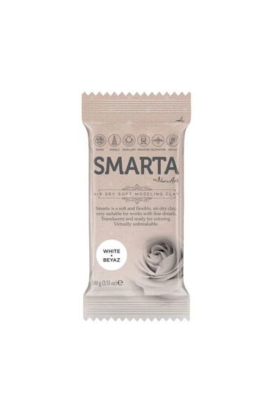 Smarta Modelleme Hamuru 100gr Beyaz 8682923974068 - El İşi Kağıtları
