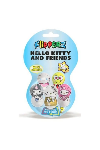 Relkon Flipperz Hello Kitty and Friends – Şeker Hediyeli Figür (16 Farklı Karakter) ürün görseli 1