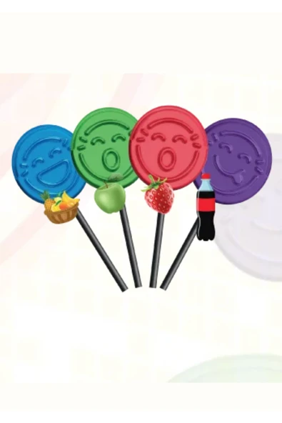 pixi Pops Meyve Aromalı Dil Boyayan Şeker 150 Adet - Resim 3