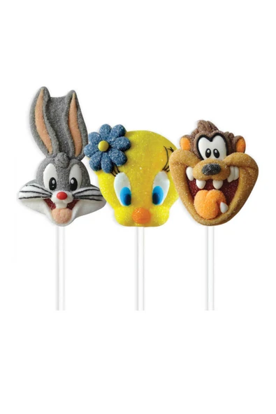 Relkon Lisanslı Looney Tunes Marshmallow Lolipop 45 Gr (12 Adet) - 2