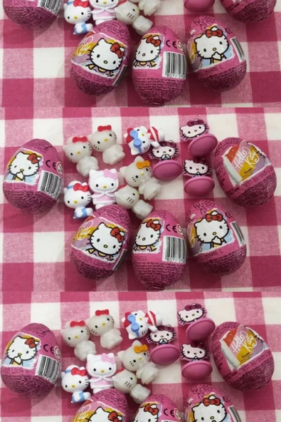 Zaini Hello Kitty Çikolatalı Sürpriz Yumurta 24 Adet - 3