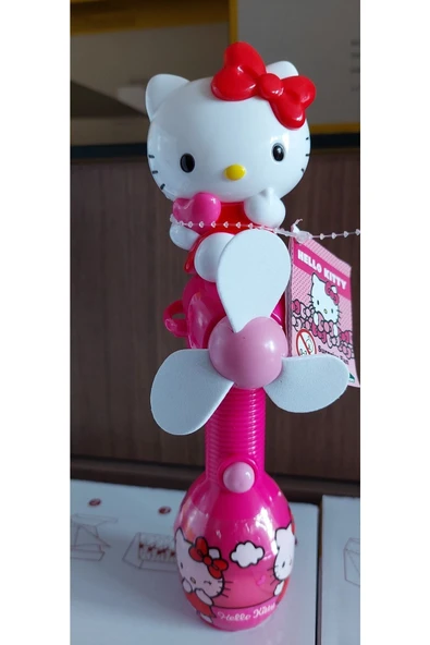 Relkon Hello Kitty Lisanslı Pilli Şekerli Fan - Resim 2