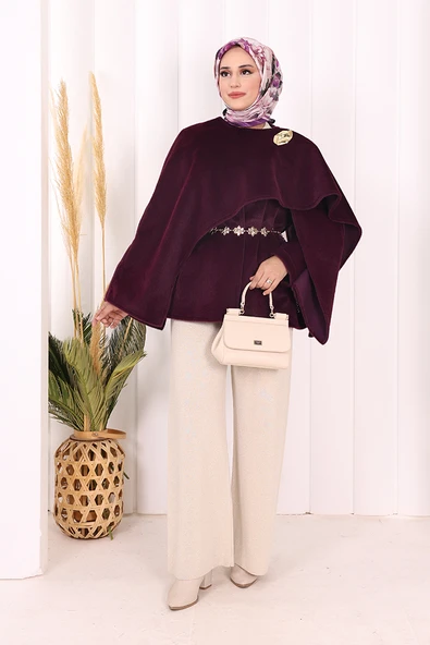 Atkı Detay Panço 70061 Mor