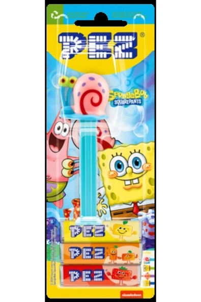 SPONGEBOB Pez Oyuncaklı Şeker Sponge Bob (Gary) ürün görseli 1