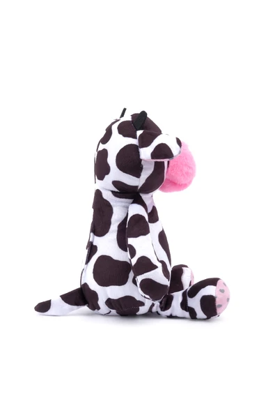 Peluş İnek Sevimli Yumuşak Uyku ve Oyun Arkadaşı Yastık Hediyelik Dekoratif Oyuncak - 5