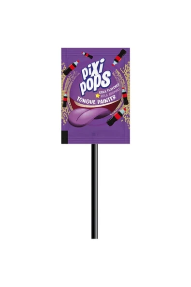 PIXI POPS Meyve Aromalı Dil Boyayan Lolipop Şekerleme (8 gr X 120 Adet) - 4