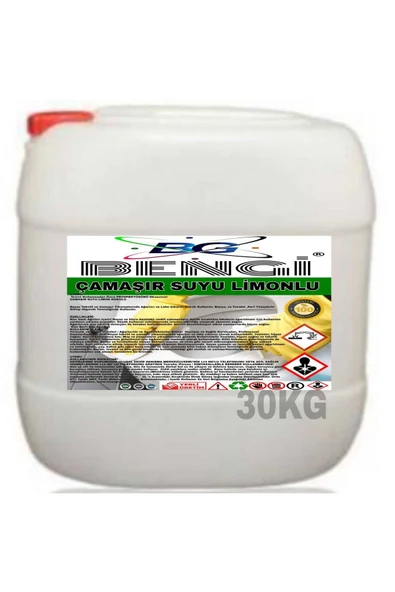 Çamaşır Suyu Limon Kokulu 30kg