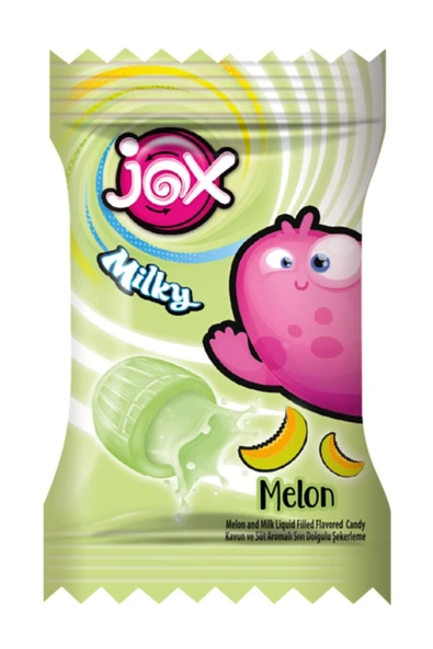 JOX Milky Süt Ve Meyve Aromalı Sıvı Dolgulu Bonbon Şekerleme (5gx200adet) - 3