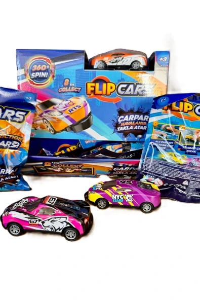 Unibon Flip Cars - Çarpan, Zıplayan, Takla Atan Arabalar 1 Ad