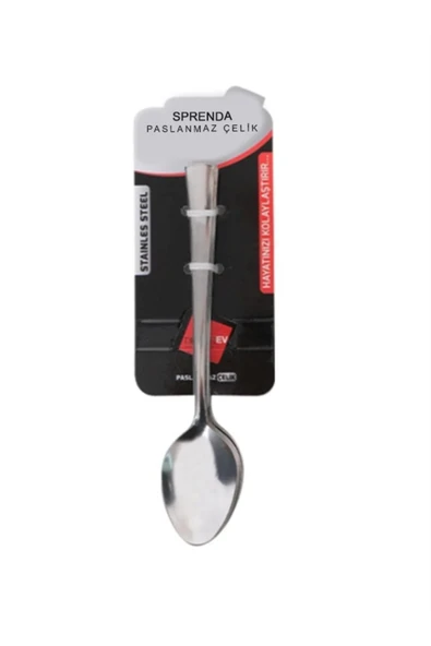 SPRENDA Paslanmaz Çelik 6'lı Çay Kaşığı - Resim 2