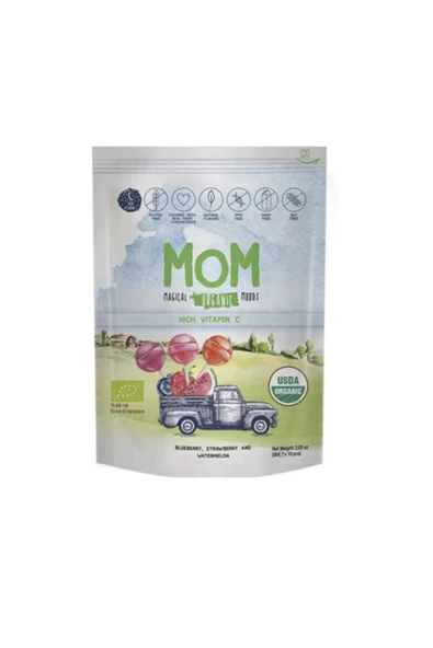 doğalayakın Organik Lolipop (çilek, Karpuz, Yaban Mersini Ve C Vitamini) 10 Adet