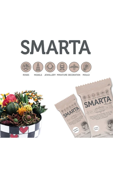 Smarta Modelleme Hamuru 100 g - Sarı - 2