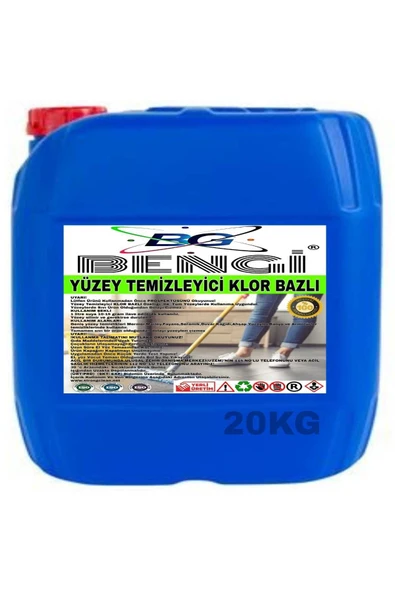 YÜZEY TEMİZLEYİCİ KLOR BAZLI 20 KG
