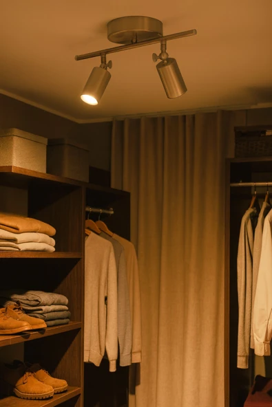 LEGACY Spoti 2'Li Gri Renk (GÜN IŞIĞI) Modern Tasarım Cafe - Mutfak - Banyo Spot Ledli Sıralı Avize ürün görseli