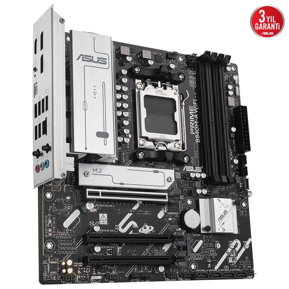 ASUS PRIME B840M-A WIFI AMD  DDR5 mATX ANAKART - 3