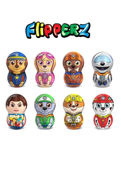 Relkon Flipperz Paw Patrol Petrol Hacıyatmaz Lisanslı Köpek Figürlü Oyuncaklı Meyveli Şekerleme - Resim 3