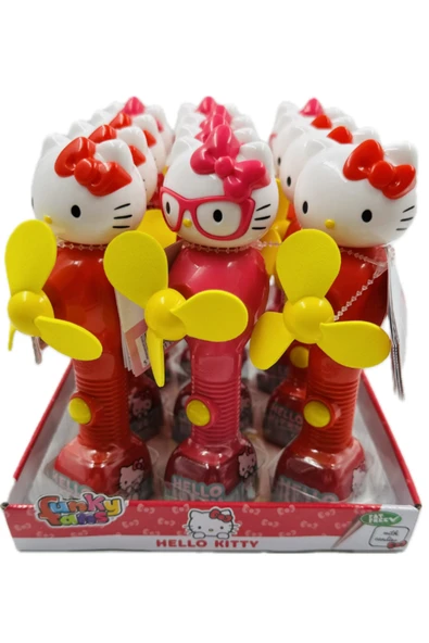 Hello Kitty Relkon Funky Fan Hello Kitty Lisanslı Oyuncak Fan Şekerleme X 2 Avantaj Paket - 3