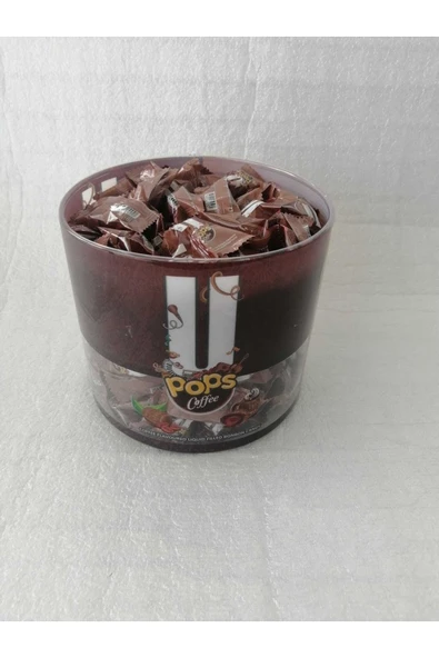 Durukan Şekerleme U Pops Caffee Kahve Dolgulu Şekerleme 1 kg Silindir Kutu - 2