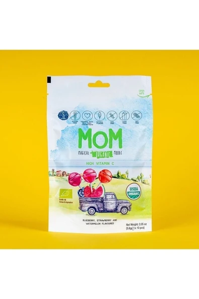 MOM 3 Paket - Magical Organic Moods Lolipop 10 Adet - 3