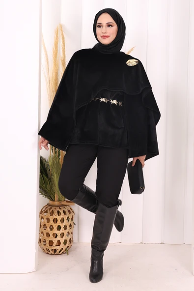 Atkı Detay Panço 70061 Siyah - Resim 2