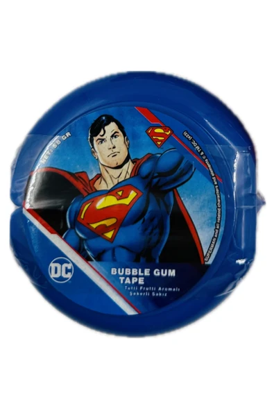 Bubblegum Dc Metre Sakız Bubble Gum Lisanslı Tape Adet Sakız