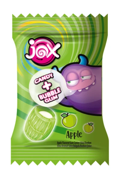 JOX Gum Bonbon Meyve Aromalı Sakız Dolgulu Bonbon Şeker (5 G X200 Adet) - 4