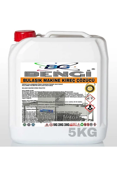 Bulaşık Makine Kireç Çözücü 5kg