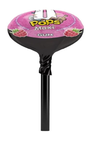 U POPS MAXI SAKIZ DOLGULU LOLİPOP 16 gr x 100 Adet - 2