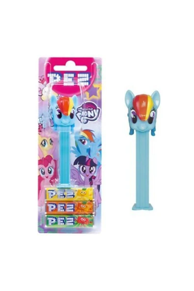 Pez My Little Pony Şeker Dispenser Özel Seri Adet Şeker Adam 3+1 - Resim 2
