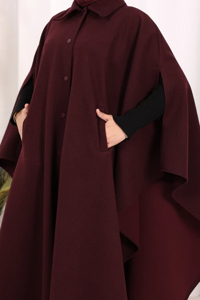 70068 Kaşe Panço Bordo - 7