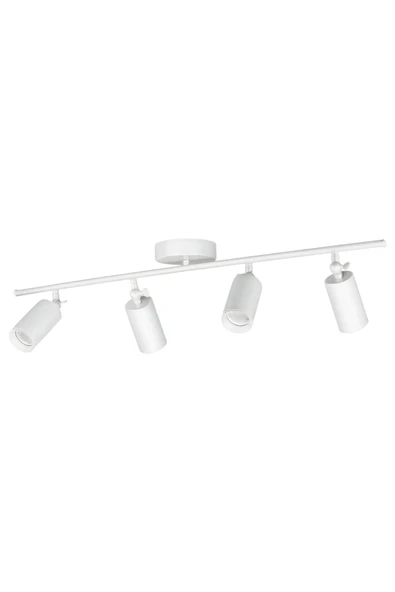 LEGACY Spoti 4'Lü Beyaz Renk (BEYAZ IŞIK) Modern Tasarım Salon - Mutfak - Banyo Spot Ledli Sıralı Avize - Resim 4