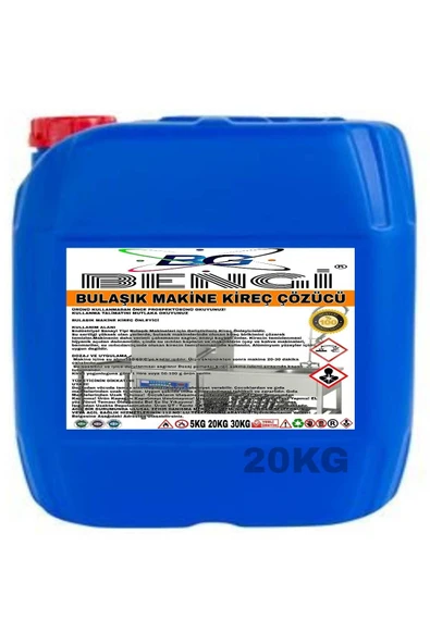 Bulaşık Makine Kireç Çözücü 20kg