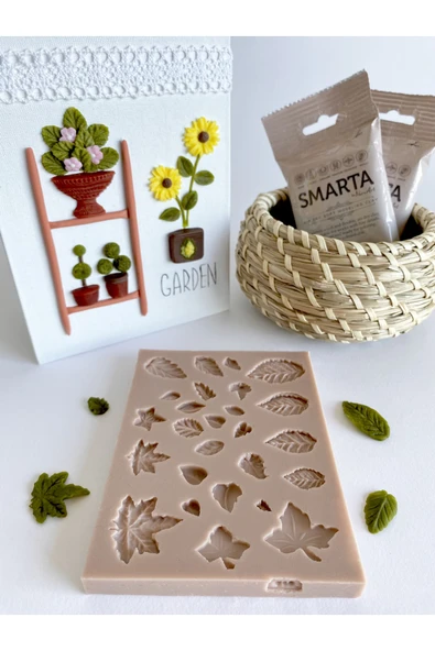 Smarta ™ Silikon Kalıp - Minik Yapraklar - 2