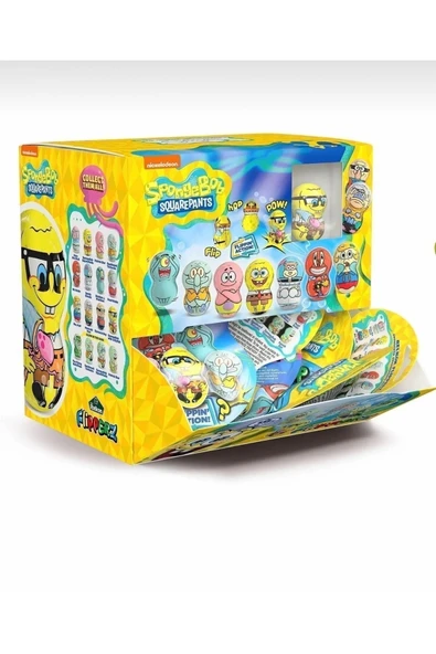 DERİNGRUP Unibon Flipperz Sünger Bob Hacıyatmaz Figürleri 1 Adet - Resim 2